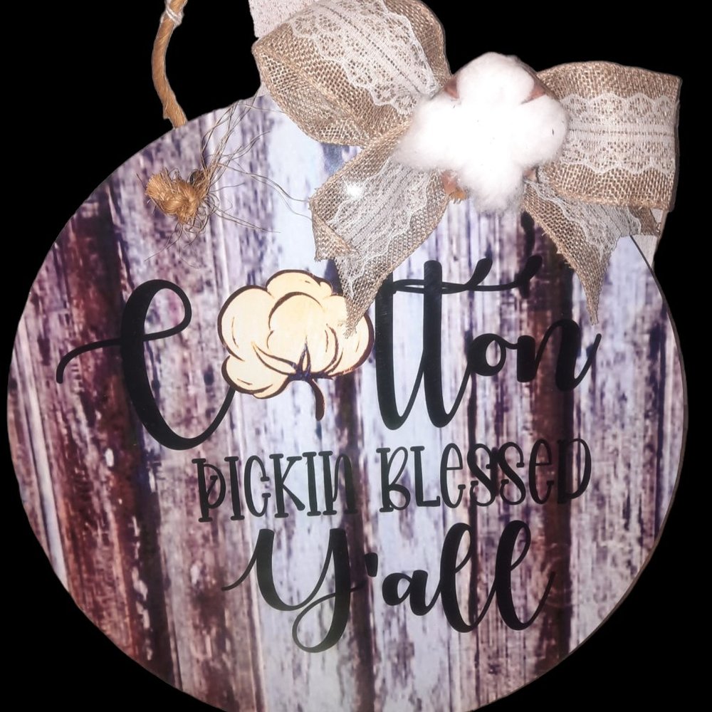 Fall door sign